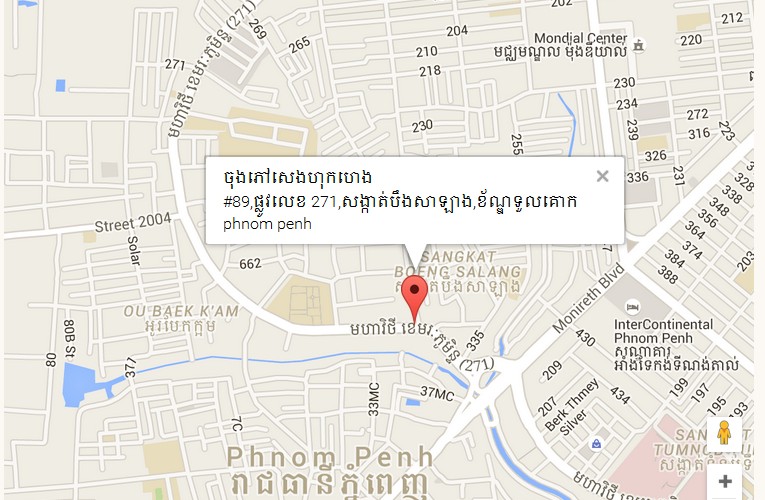 ទីតាំងក្នុងផែនទីរបស់សេងហុកហេងចុងភៅ
